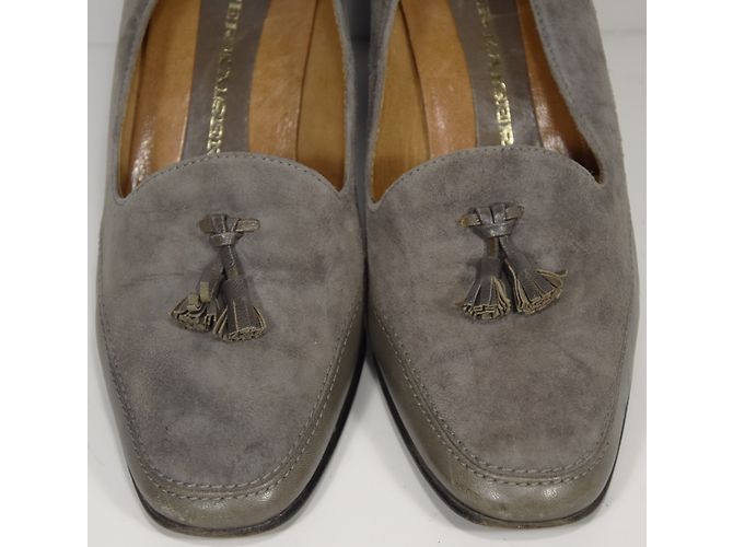 Autre Marque PETER KAISER Décolleté Taupe Nubuck con Nappe 37.5 - vista 3