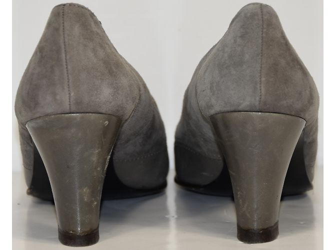 Autre Marque PETER KAISER Décolleté Taupe Nubuck con Nappe 37.5 - vista 5