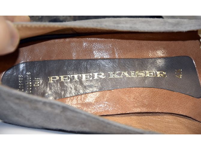 Autre Marque PETER KAISER Décolleté Taupe Nubuck con Nappe 37.5 - vista 8