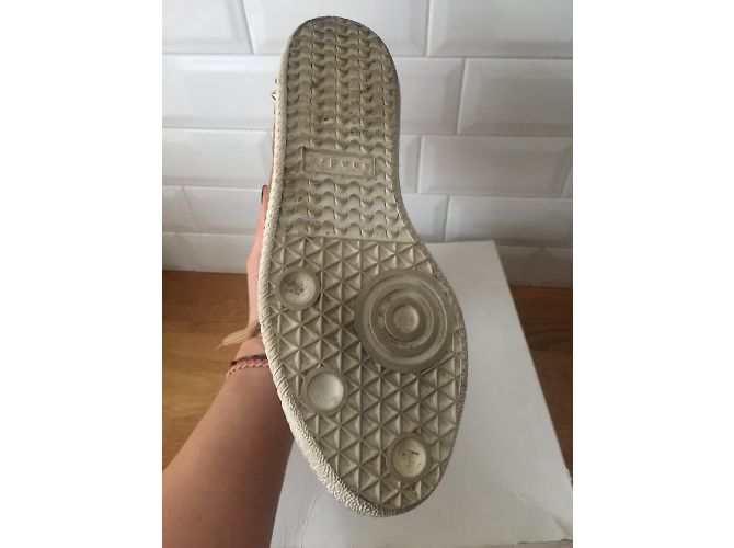 Baskets Sandro en daim taupe 40 - vue 4