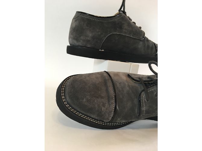 Kenzo Scarpe stringate in pelle di cervo grigio scuro Grigio antracite - vista 5