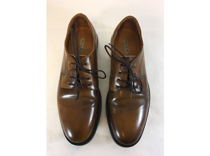 Paul & Joe Scarpe stringate in pelle color caramello - vista 5