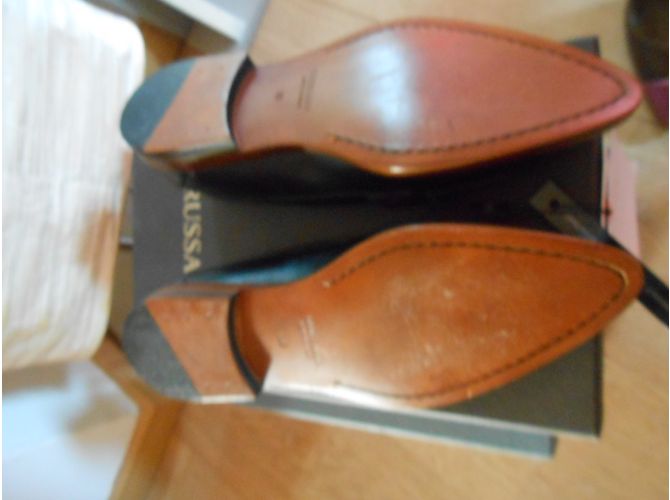 Mocassini Trussardi in pelle nera 38 Nero - vista 5