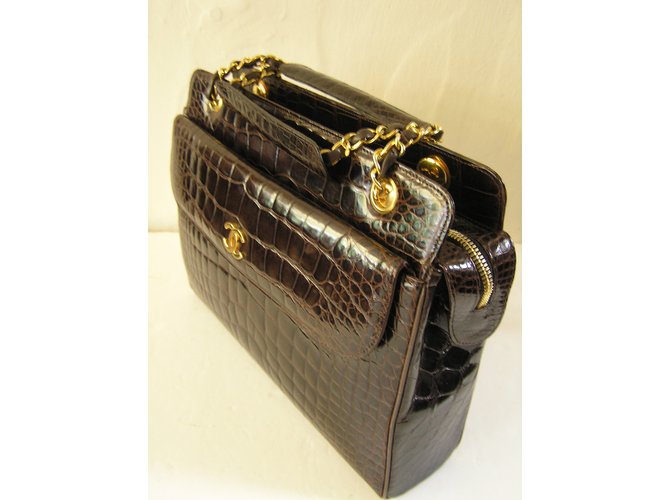 Chanel Handtaschen Dunkelbraun - Ansicht 3