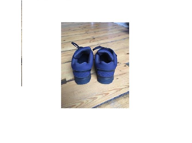 Sneakers Chanel Blu Neoprene - vista 3