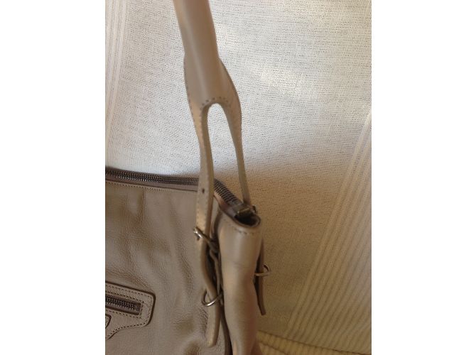 Borsa Balenciaga in pelle color ebano - vista 8