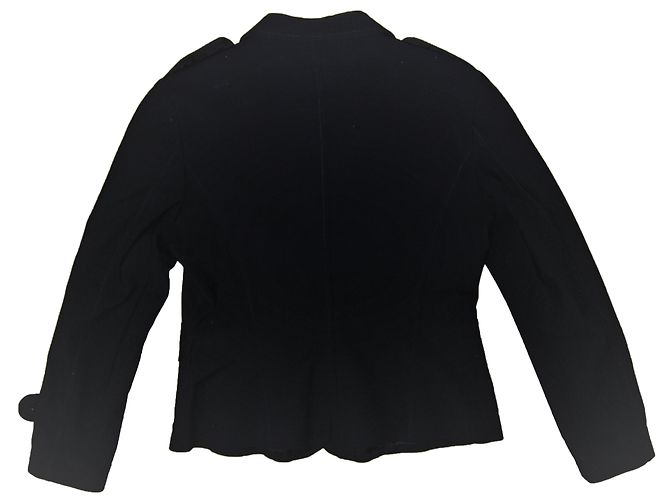 Gerard Darel Black Wool Viscose Short Jacket - view 2