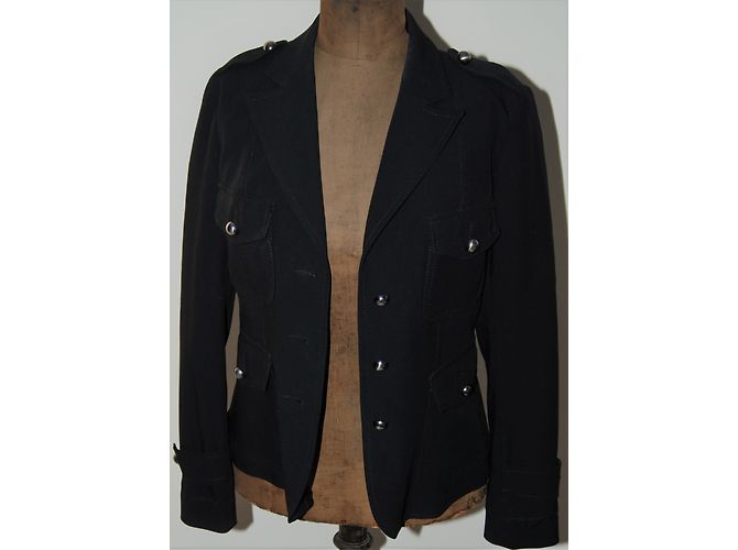 Gerard Darel Black Wool Viscose Short Jacket - view 3