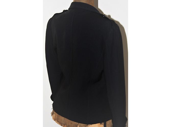 Gerard Darel Black Wool Viscose Short Jacket - view 5