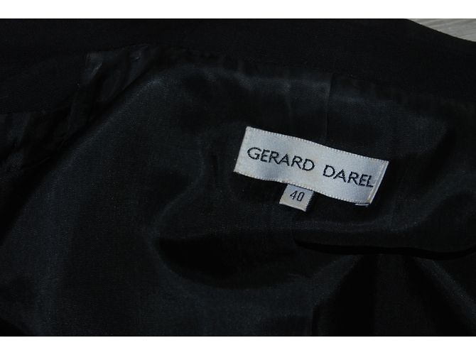 Gerard Darel Black Wool Viscose Short Jacket - view 7