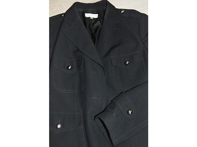 Gerard Darel Black Wool Viscose Short Jacket - view 8