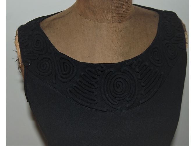 Top de seda Georges Rech negro - vista 3