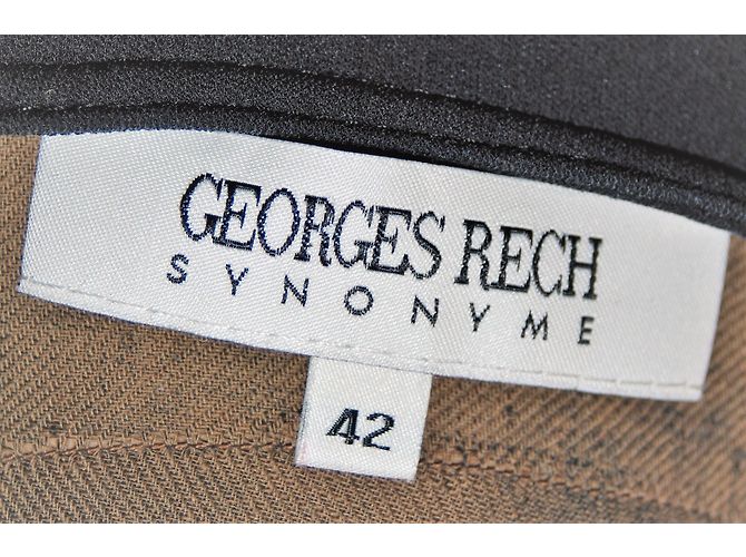 Top de seda Georges Rech negro - vista 6