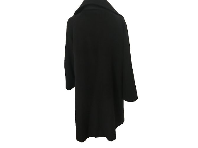 Abrigo de lana Max Mara negro - vista 2