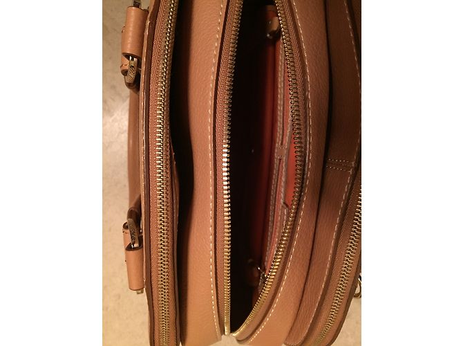 Lancel ADJANI Borsa a mano in pelle caramello - vista 4