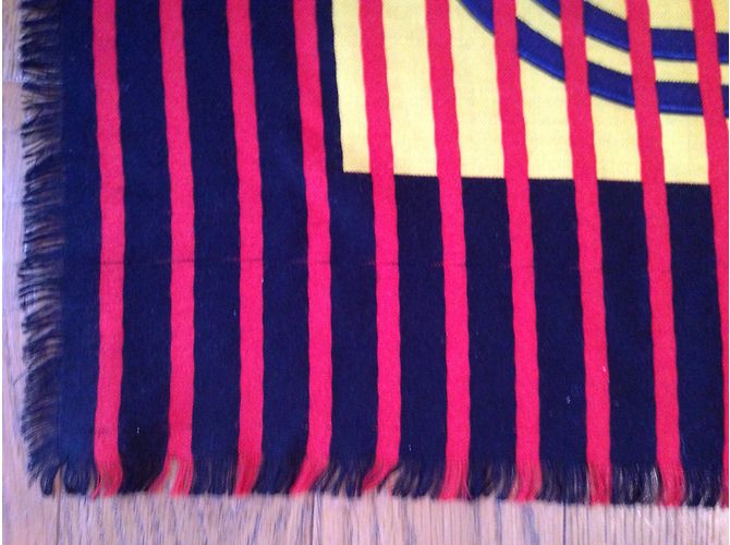 Sciarpa Hermès Brides of Gala in cashmere e seta Multicolore - vista 4