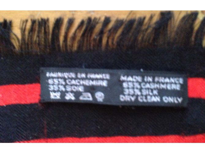 Sciarpa Hermès Brides of Gala in cashmere e seta Multicolore - vista 5