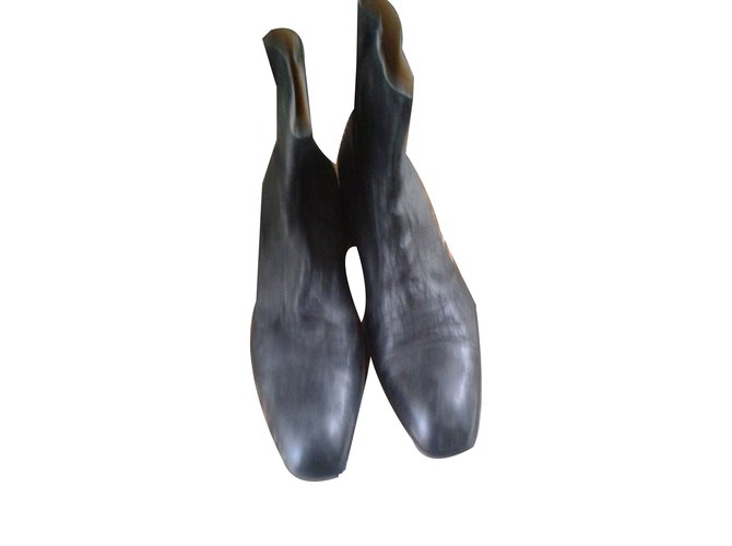 Autre Marque Gianni Barbato Python Boots Black - view 2