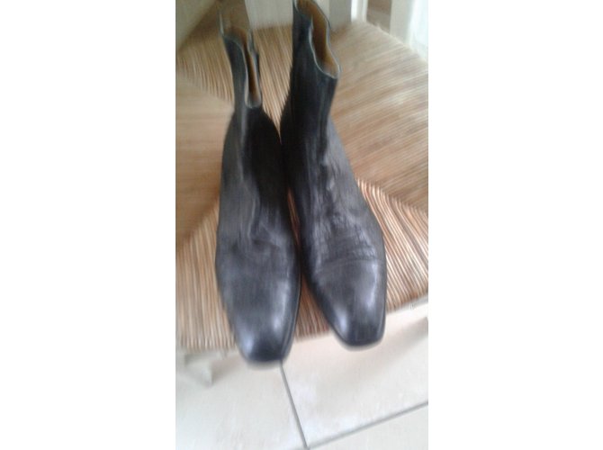 Autre Marque Gianni Barbato Python Boots Black - view 5