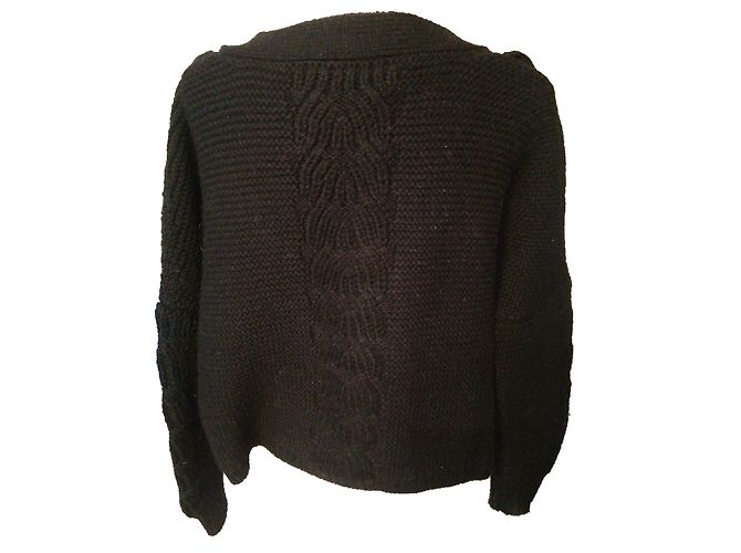 Bel Air pull laine franges - vue 2