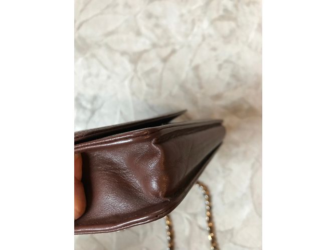 Wallet On Chain Chanel WOC Marrom - vista 8