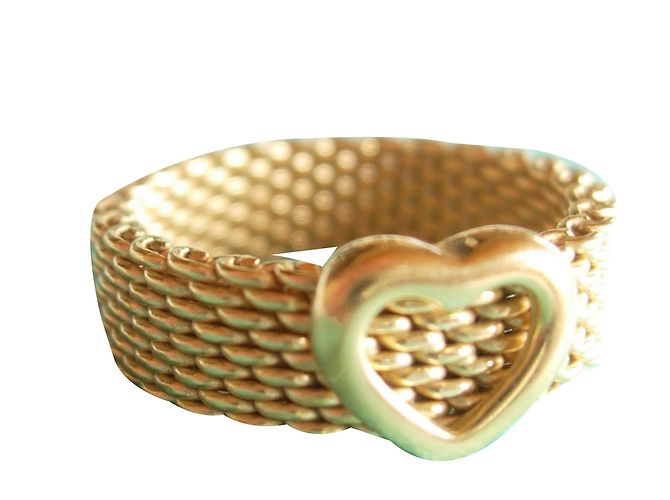 Tiffany & Co Somerset flexibler Ring aus 18k Gelbgold Größe 55 Golden - Ansicht 2