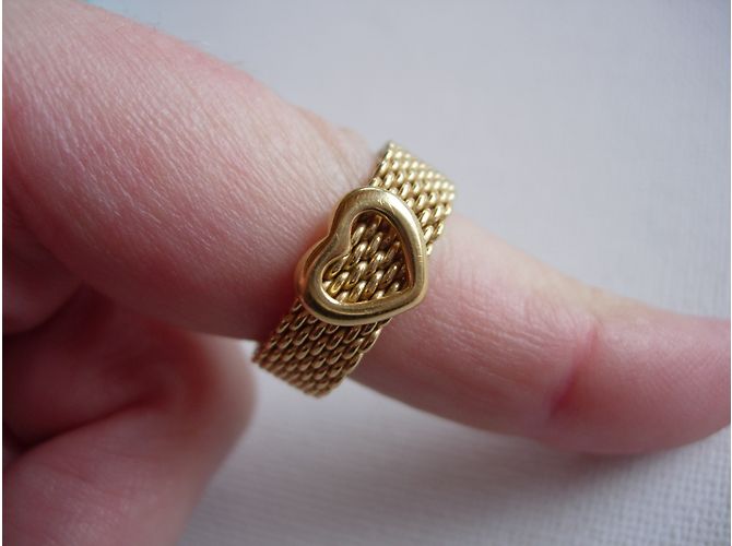 Tiffany & Co Somerset flexibler Ring aus 18k Gelbgold Größe 55 Golden - Ansicht 3
