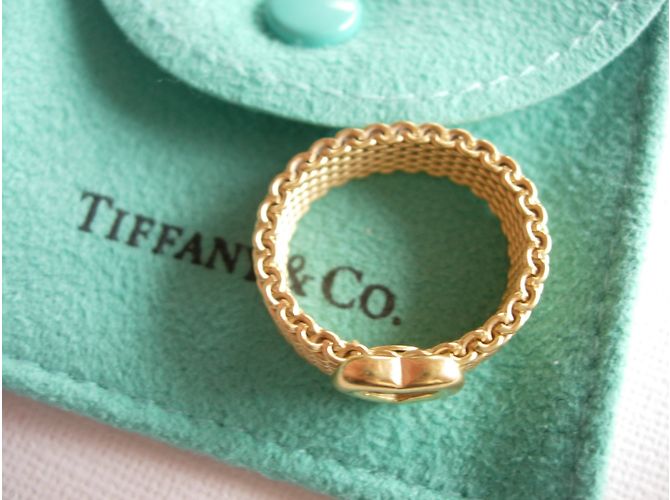 Tiffany & Co Somerset flexibler Ring aus 18k Gelbgold Größe 55 Golden - Ansicht 5