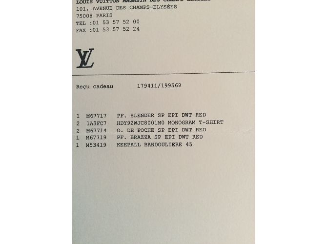 Louis Vuitton x Supreme Pocket Organizer Rosso - Ansicht 7