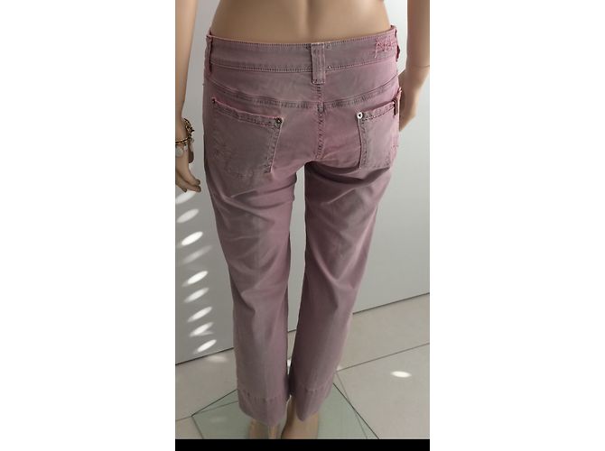 Pantalones cortos Notify de algodón rosa - vista 2