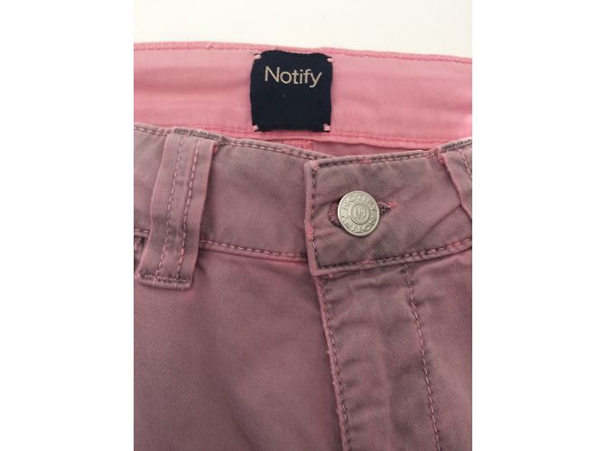 Pantalones cortos Notify de algodón rosa - vista 5