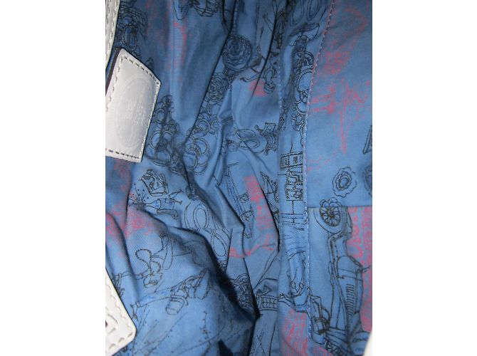 Borsa a mano Lancel Angelina in pelle bianca Bianco - vista 4