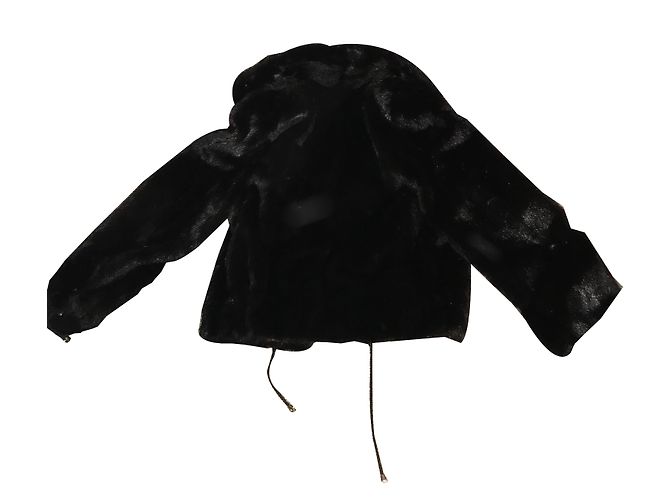 Autre Marque Norvege Nerz Pelzjacke Schwarz - Ansicht 2