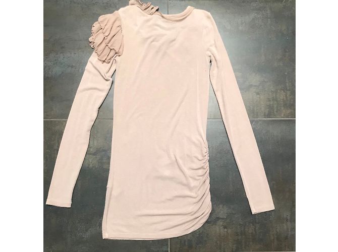 Patrizia Pepe Minirock Beige Viskose XS - Ansicht 7