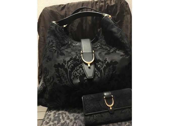 Borsa Gucci in pelle nera Nero - vista 3