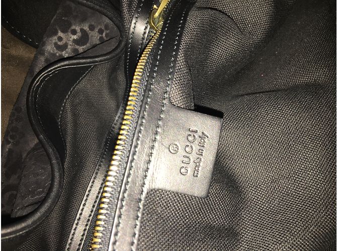Borsa Gucci in pelle nera Nero - vista 7