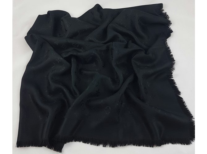 Louis Vuitton SHAWL MONOGRAMM SCHWARZ - Ansicht 3