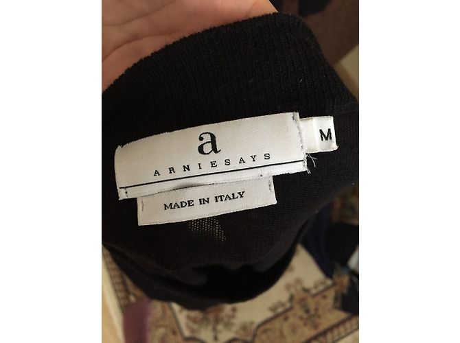 Autre Marque Arniesays Jersey de lana negro M - vista 3