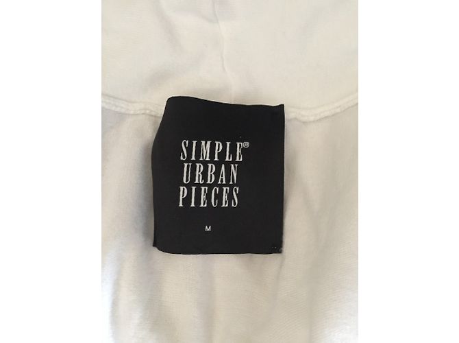 Autre Marque Simple Urban Pieces Jersey de Viscosa Blanco M - vista 3