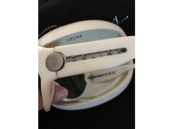 Gafas de sol Céline Blancas de Plástico Blanco - vista 5