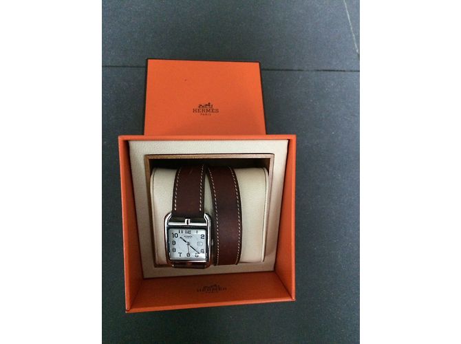 Hermès cap cod GM Argenté - vue 10