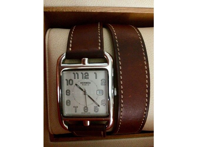 Hermès cap cod GM Argenté - vue 6
