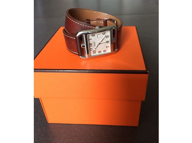 Hermès cap cod GM Argenté - vue 9