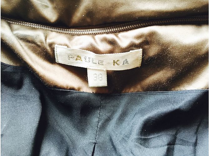 Chaqueta de Plumón Paule Ka Cognac Lana Coñac - vista 2
