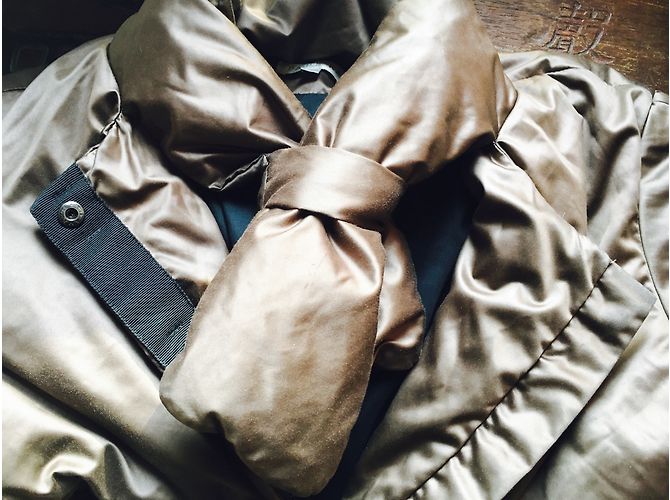 Chaqueta de Plumón Paule Ka Cognac Lana Coñac - vista 3