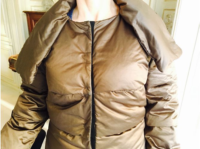 Chaqueta de Plumón Paule Ka Cognac Lana Coñac - vista 4