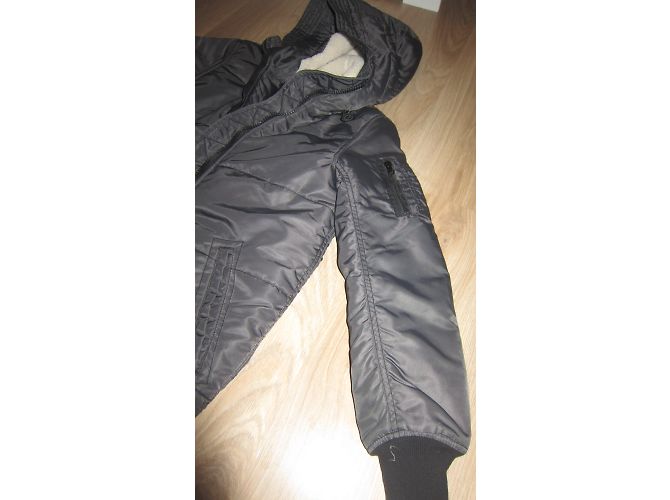 Chaqueta de plumón negra con capucha Converse Negro - vista 4