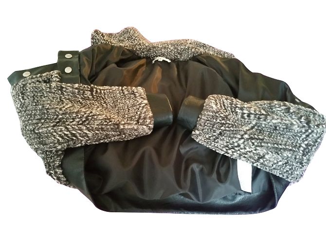 Autre Marque Giacca in velluto bianco e nero Please Multicolore - vista 2