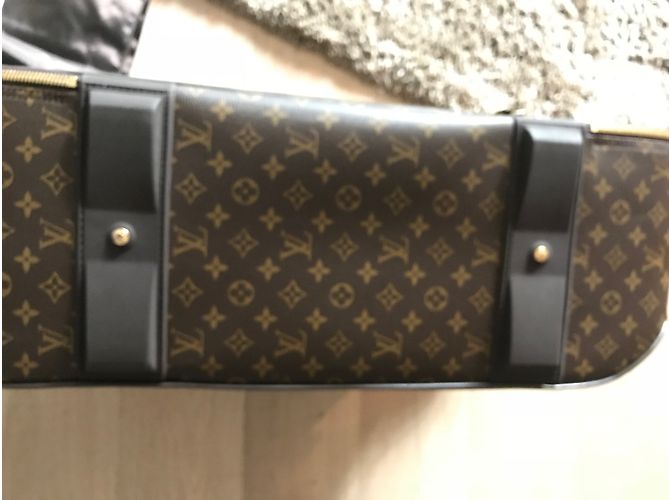 Louis Vuitton Pegase 70 Valigia in Pelle Monogram Multicolore - vista 5
