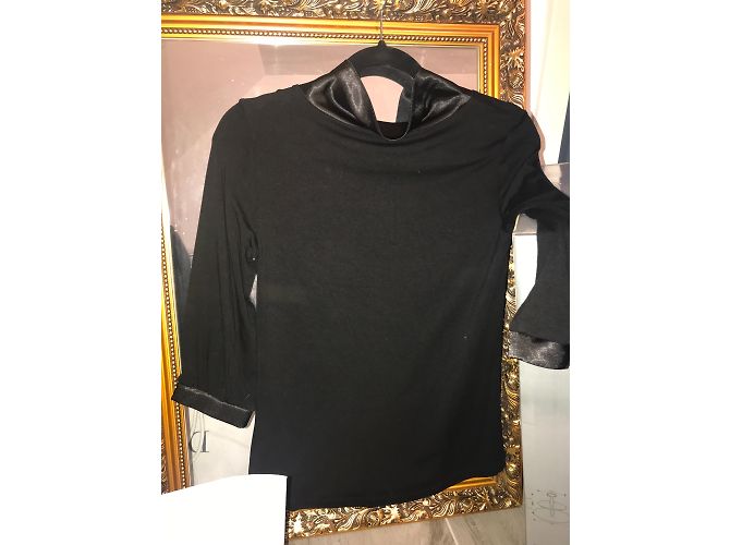 Top Christian Dior Negro de Viscosa - vista 3